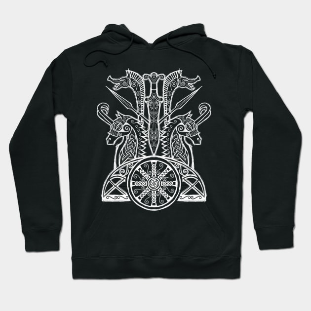 Celtic War Machine Hoodie by celtichammerclub